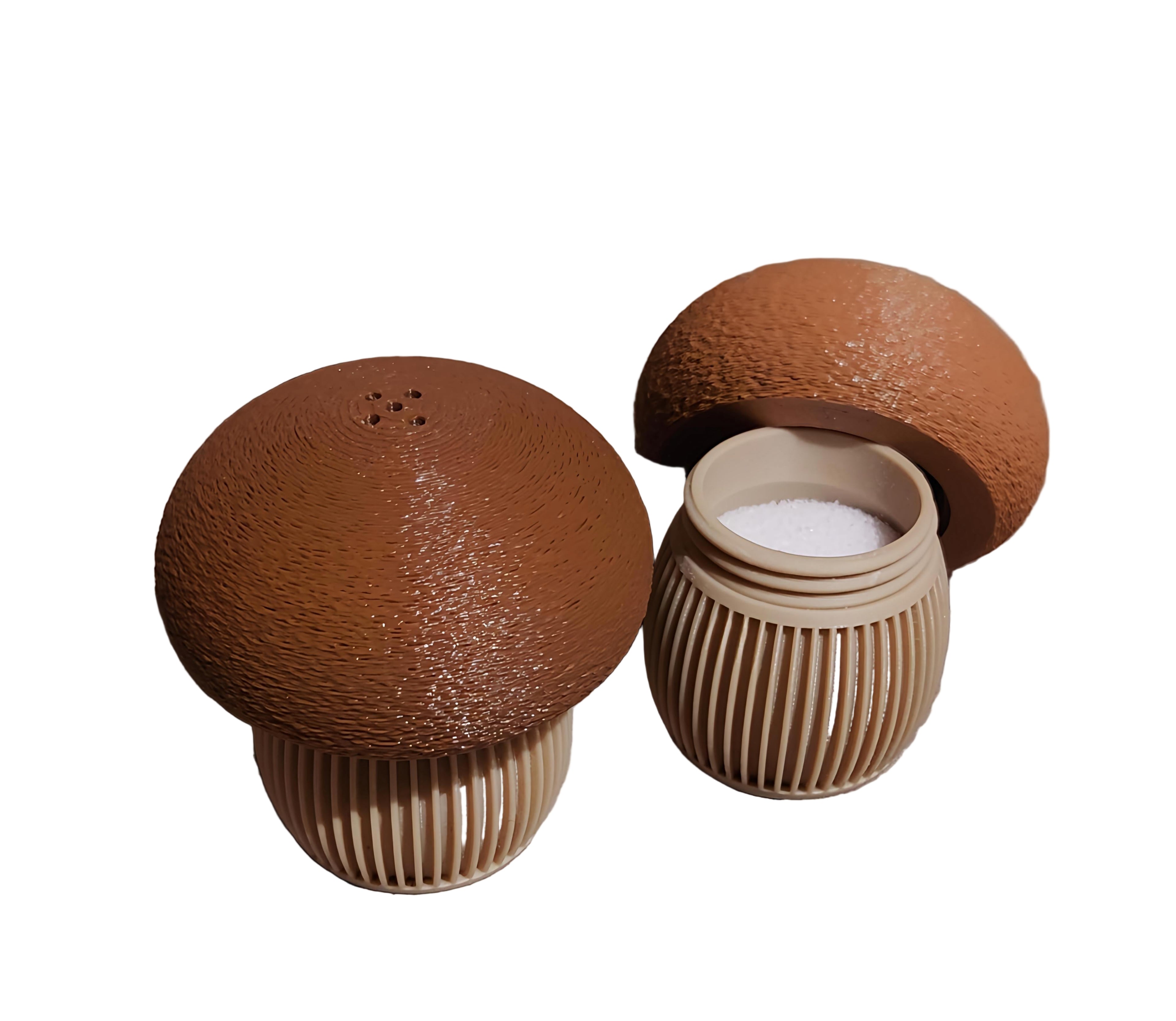 3D-printet sopp – salt- og pepperbøsse 🍄